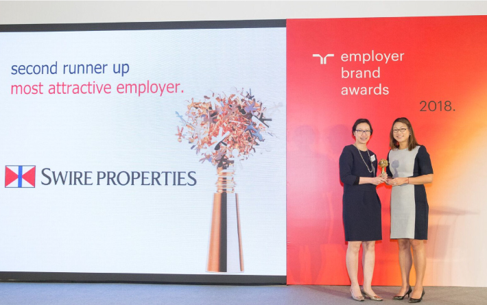 Swire Properties – A top employer three times in a row
